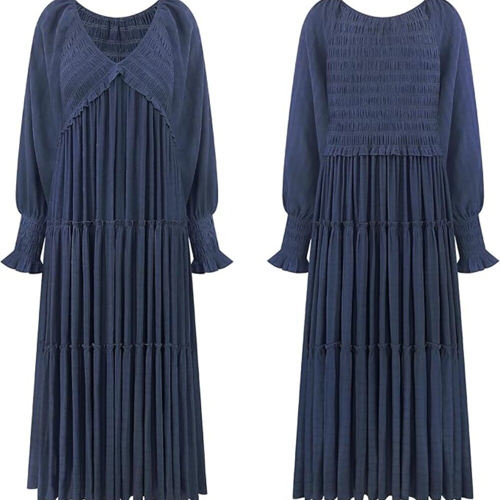 Navy Blue Nova & Chic maxi dress xl xxl